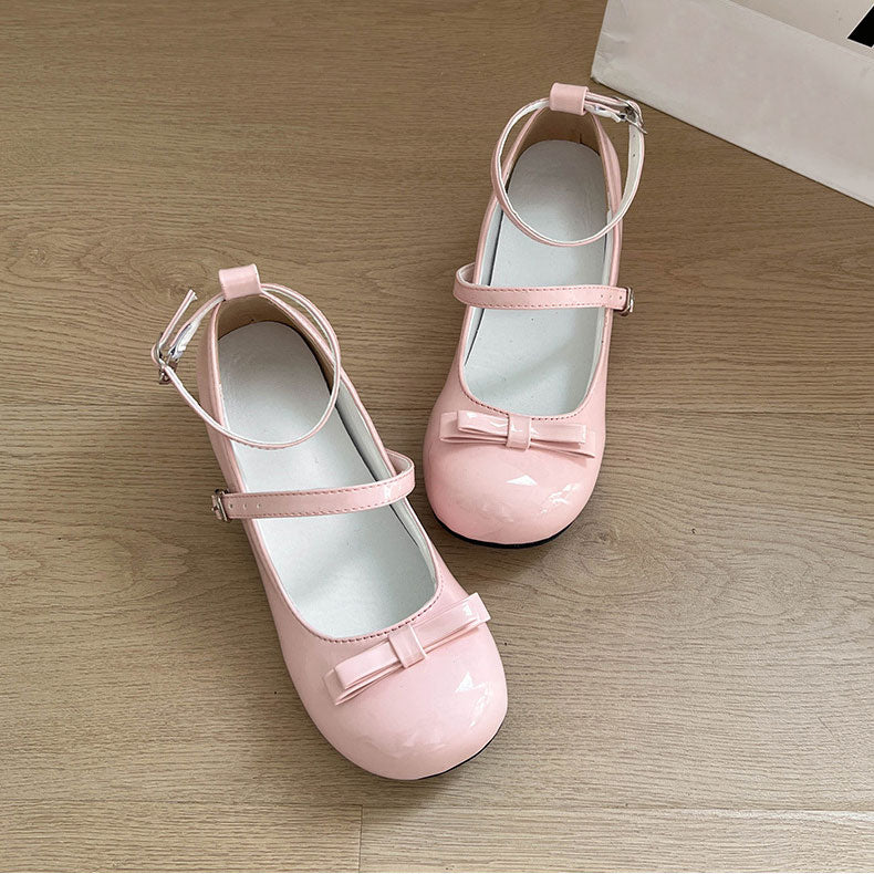 Retro Bow Shoes