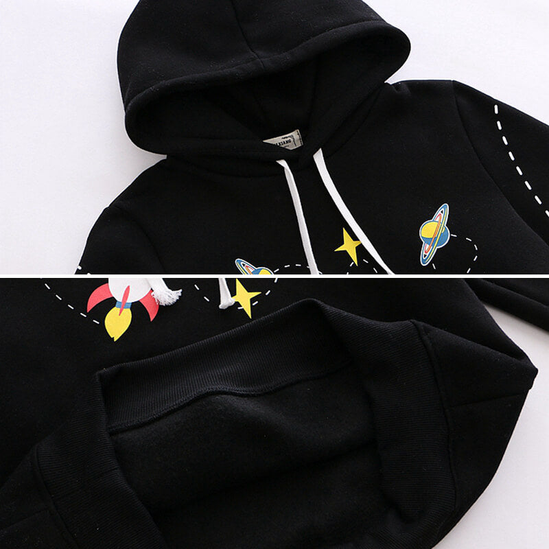 Rocket Planet Space Hoodie
