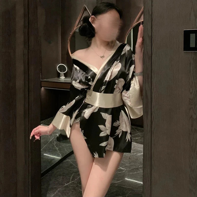 Passion Kimono Lingerie Cosplay Outfit