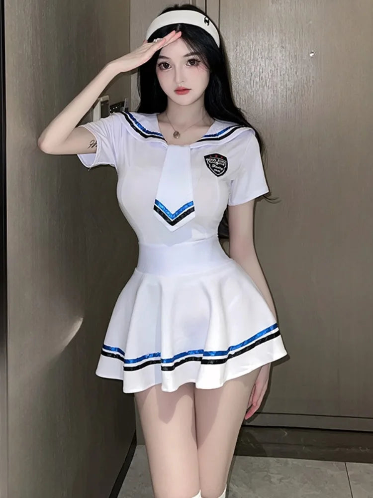 French Apron Maid Cosplay Costume Lingerie