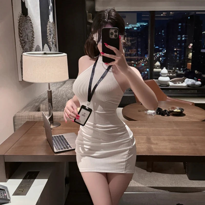 Role-playing Secretary Wrapped Buttocks Skirt Set