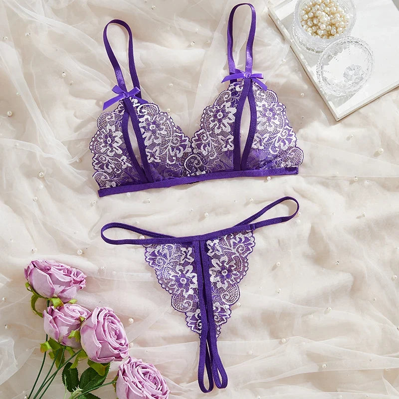 Lace Underwear Two Pieces