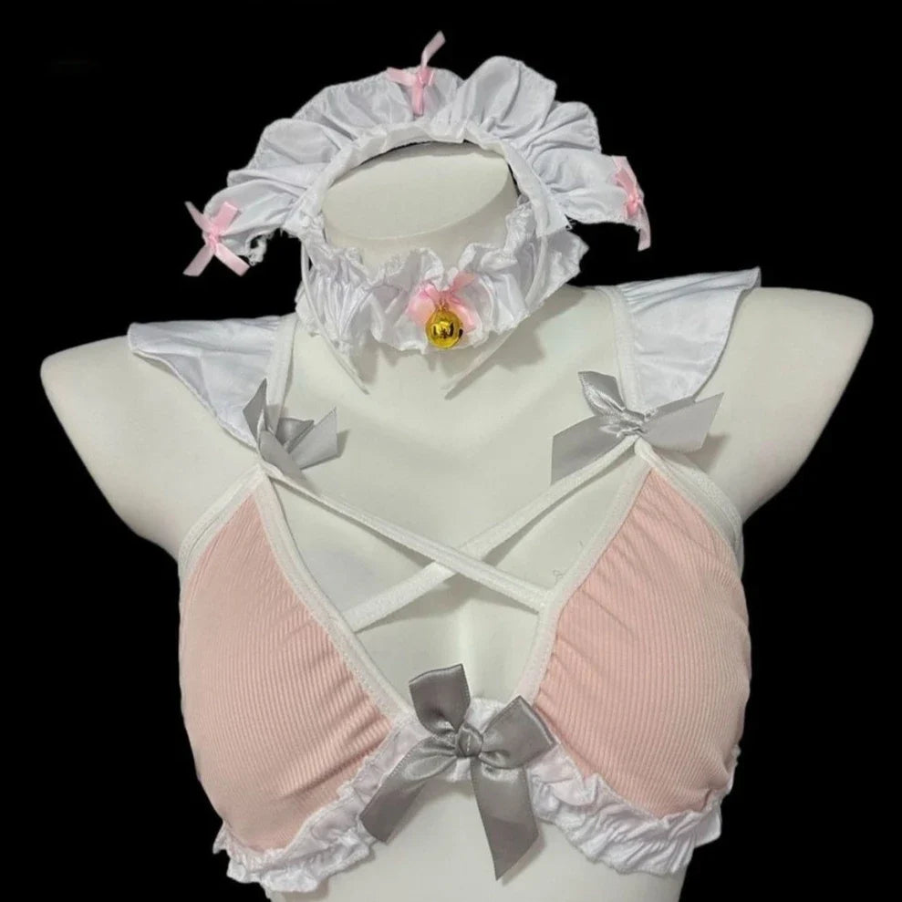 Cute Maid Lingerie Perspective NightRoleplay Costumes Nurse Underwear Servant Temptation Baby Doll