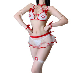 Nurse Cosplay Lingerie Hot Nurse Erotic Lingerie Costumes Set