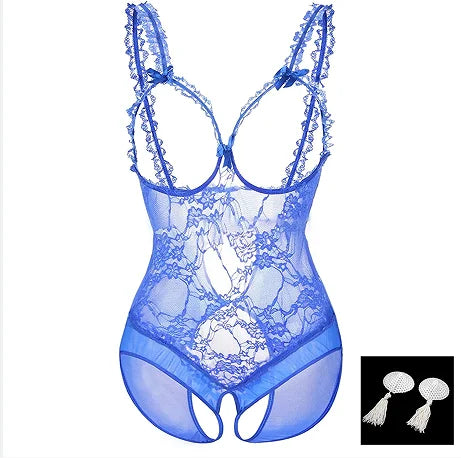 Lace Cupless Lingerie Open Cup Bra
