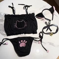 Cat Cosplay Underwear Sweet Intimate Bra