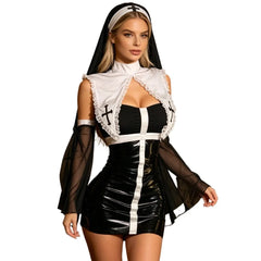 Cosplay Lingerie School Student Role Play Costume Cute Mini Skirt Tight Blouse Set