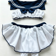 Sailor Collar Two-Piece Set