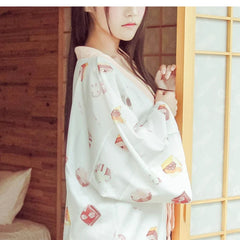 Lingerie Cute Kimono Set