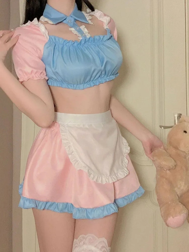 Fun Pajamas Female Tube Top Exotic Dance Pure Desire Wind Super Fairy Ancient Style Belly Pocket Court Bedclothes
