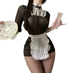 Maid Cosplay Lingerie Costume Cute Apron Lolita Hot Servant Erotic Roleplay Halloween Kawaii Outfit