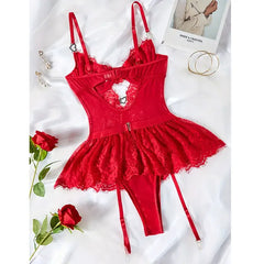 Hot Erotic Lingerie Sets See-Through Lace Underwear Sissy Bra