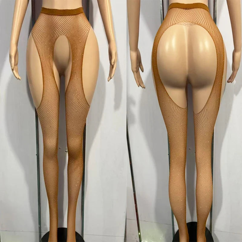 Hot Short Bodycon Lingerie Erotic Fishnet Hollow Out Sheer Underwear Costume Trendy Set