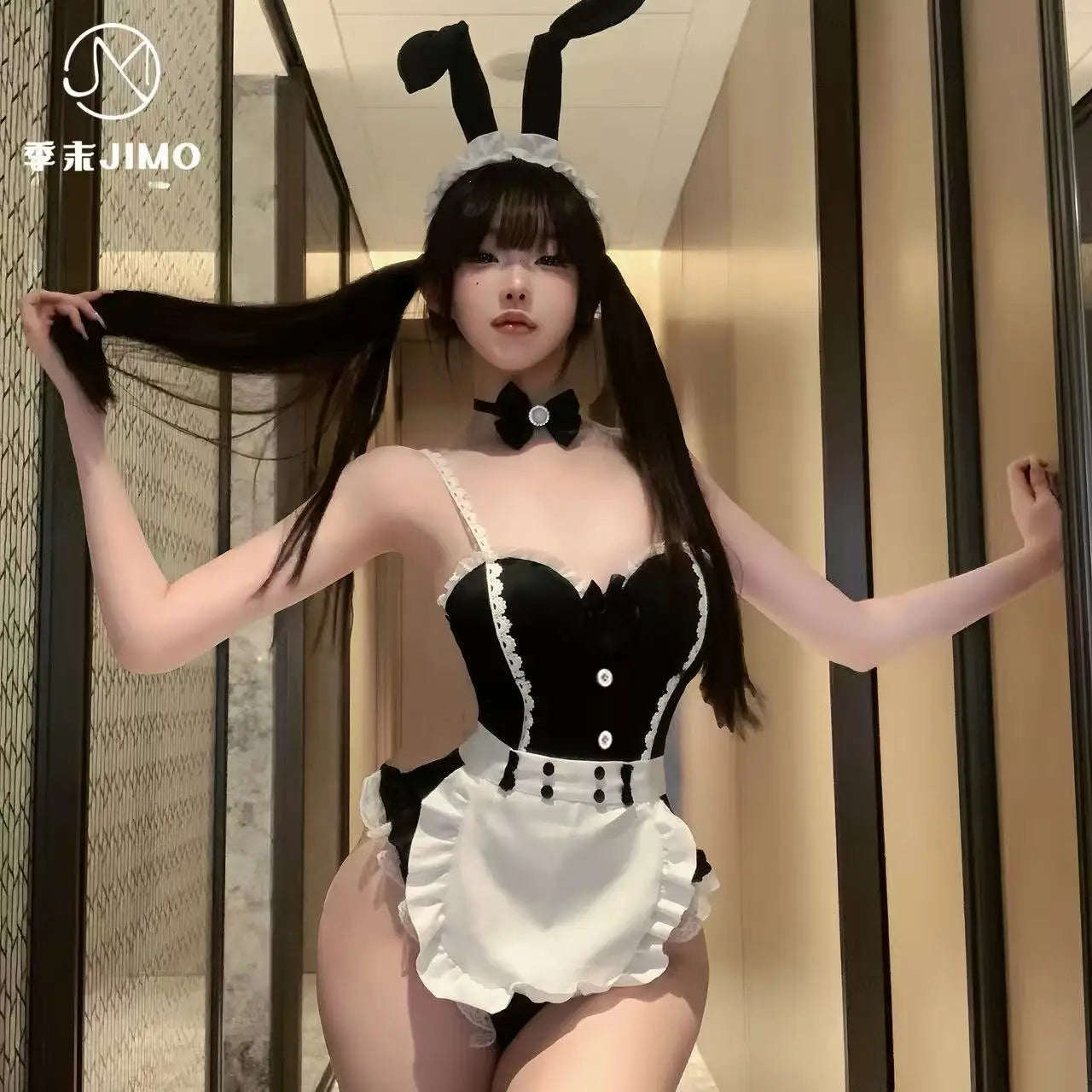 Maid Cosplay Costume Cute Lolita Style Attractive Maid Outfit