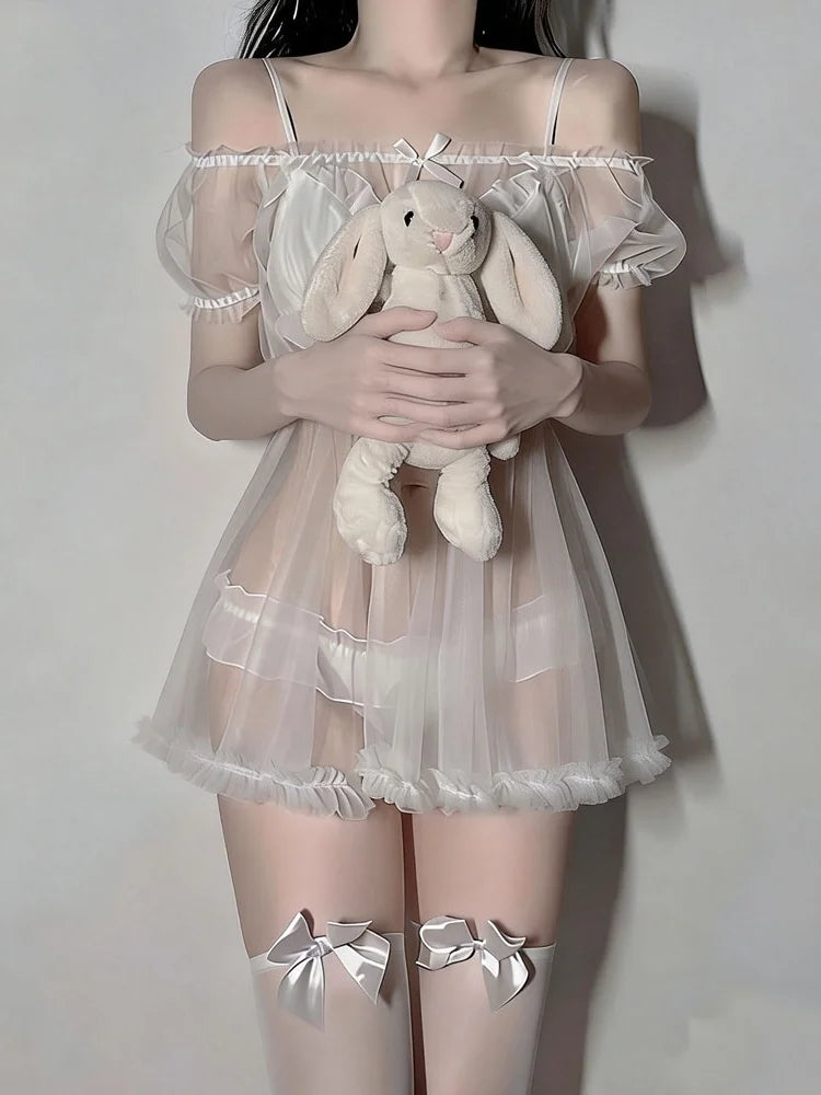 School Lolita Costumes Cosplay Babydoll NightErotic Lingerie