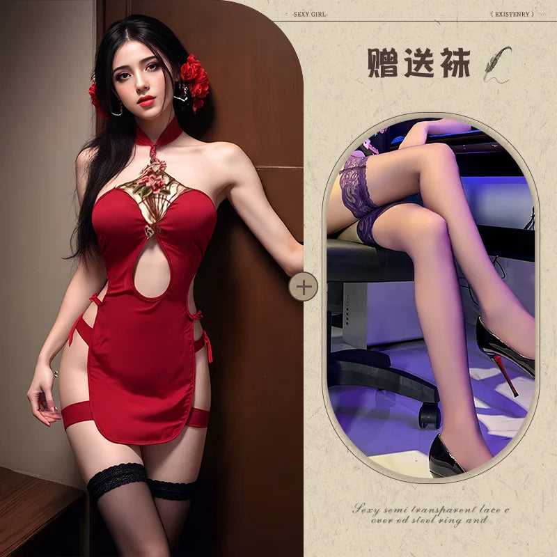 Embroidery Miniskirt Ancient Traditional Lingerie