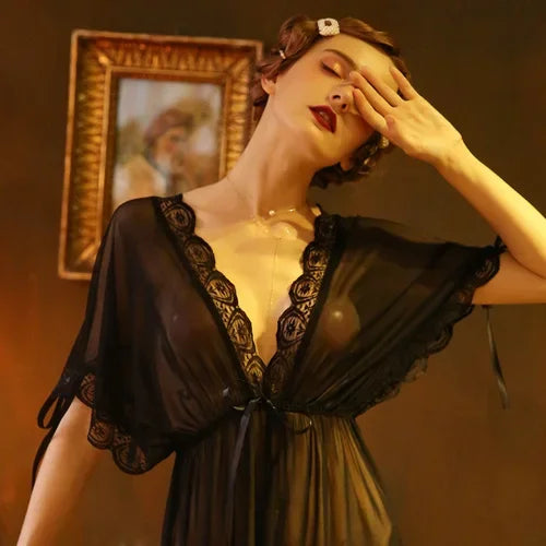 Night Perspective Out Lace Sleepwear