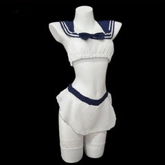 Cosplay Student School Erotic SchoolLingerie Role Play Short Skirt Set