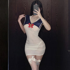 Role Playing Lingerie College Style Kawaii Sailor Suit Cosplay Student Temptation Adult Home Costumes