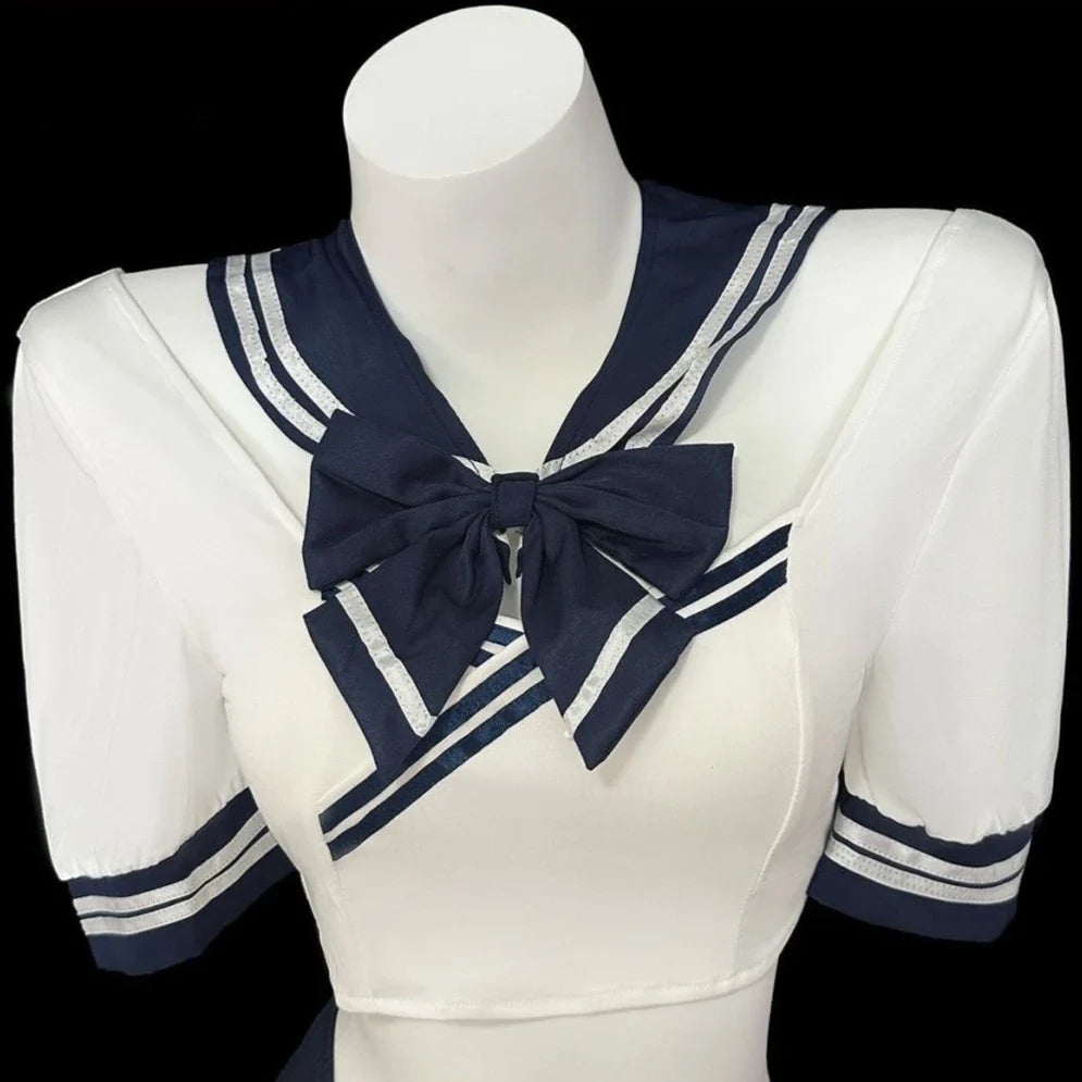 College Style Sister School Cosplay Student Lingerie Perspective Mini Skirt School Temptation