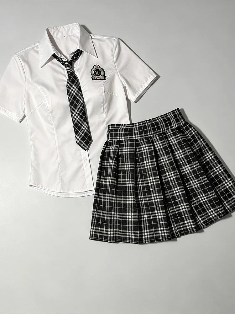 Sailor Collar Two-Piece Set
