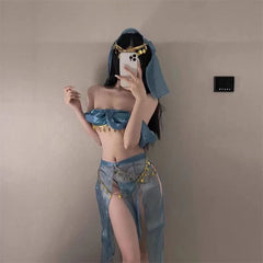 Ancient Style Print Underwear Set