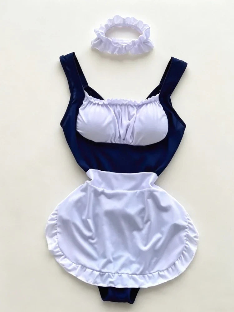 Cute Lolita Maid Costume Set