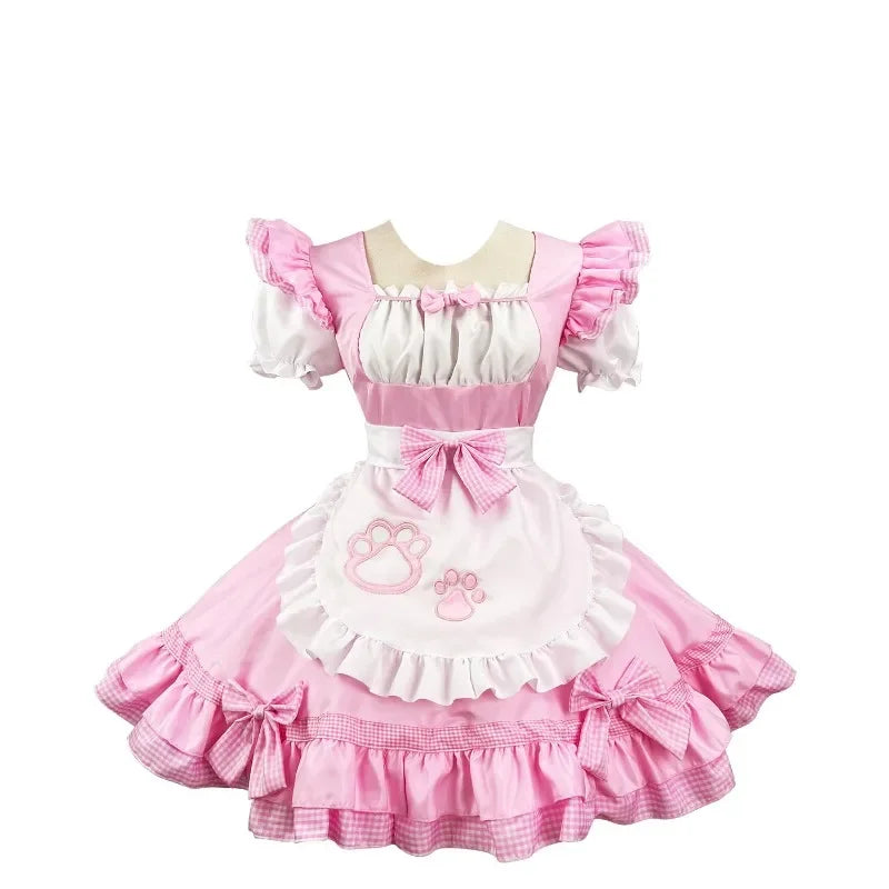 Cat Cosplay Maid Halloween Sweet Lolita Waitress Role Play School Animation Show