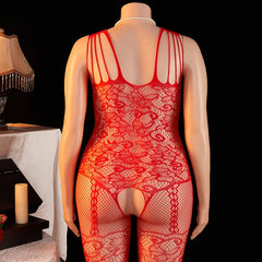 Plus Size Crotchless BodyStockings Exotic Pantyhose Backless Lingerie transparent Stockings Tights Underwear