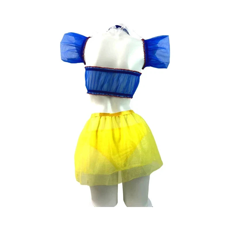 Transparent Split Miniskirt Role-playing Maid Lingerie