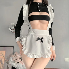 Curvy Maid Bodysuit Costume Cosplay Lingerie