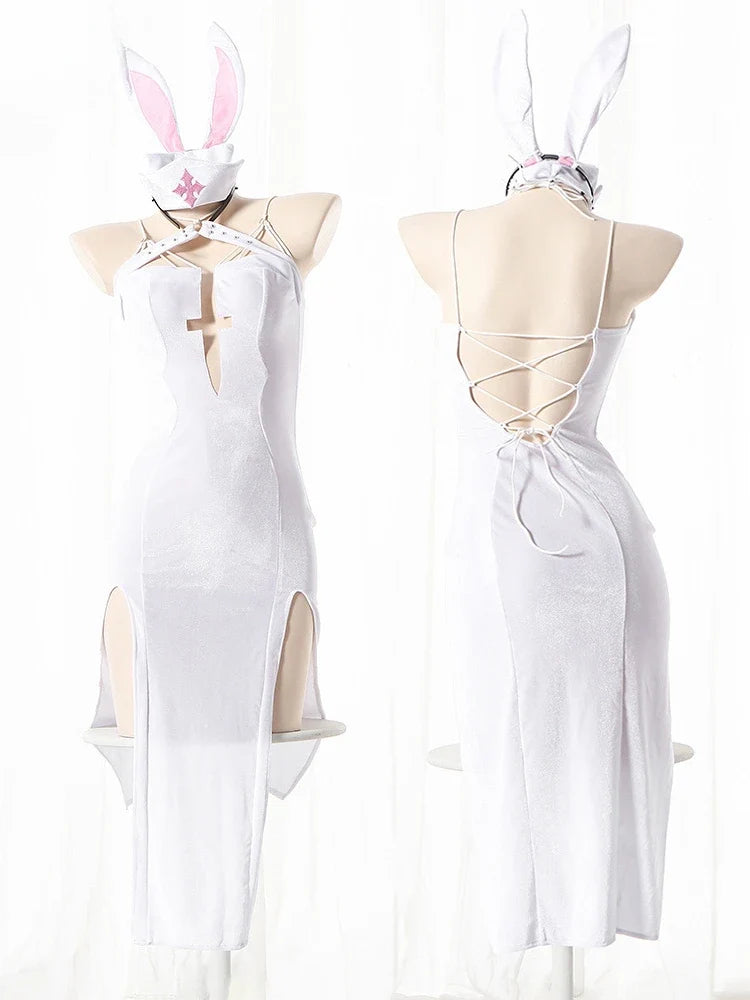 Cosplay Lingerie Costumes Servant Apron with Panties Set