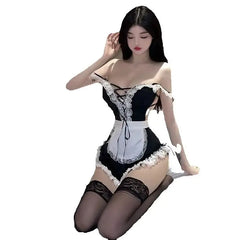 Fun Lingerie Large Size Maid Seductive Pure No Take Off Passionate Set