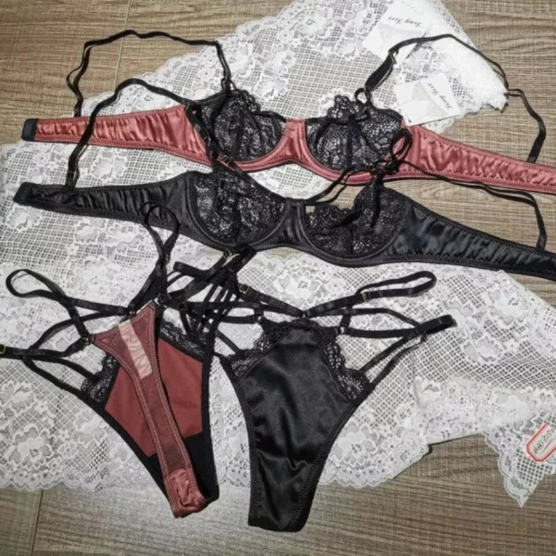 Ultra Thin Push Up Bra Set