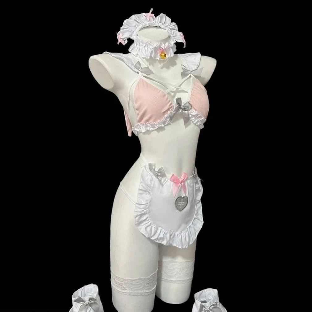Cute Maid Lingerie Perspective NightRoleplay Costumes Nurse Underwear Servant Temptation Baby Doll