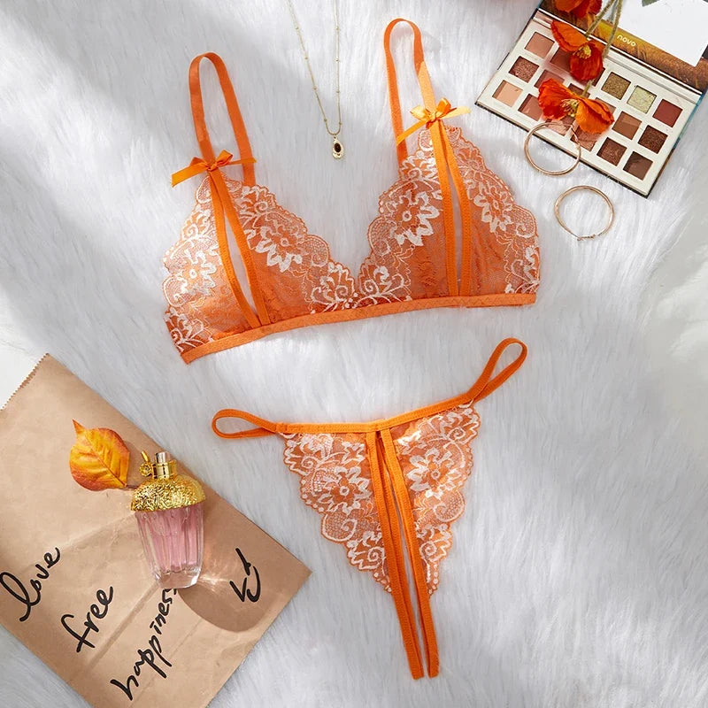 Lace Underwear Two Pieces