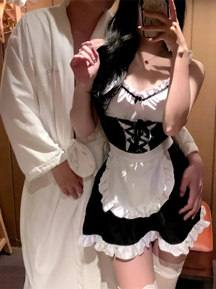 Lolita Maid Costumes Role Playing Waitress Lingerie Lolita Chemise