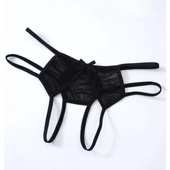 Erotic Lingerie Female Temptation Babydoll Open Gear Free Crotch Sling Lace Nightgown See-through Pajamas Porn Suits