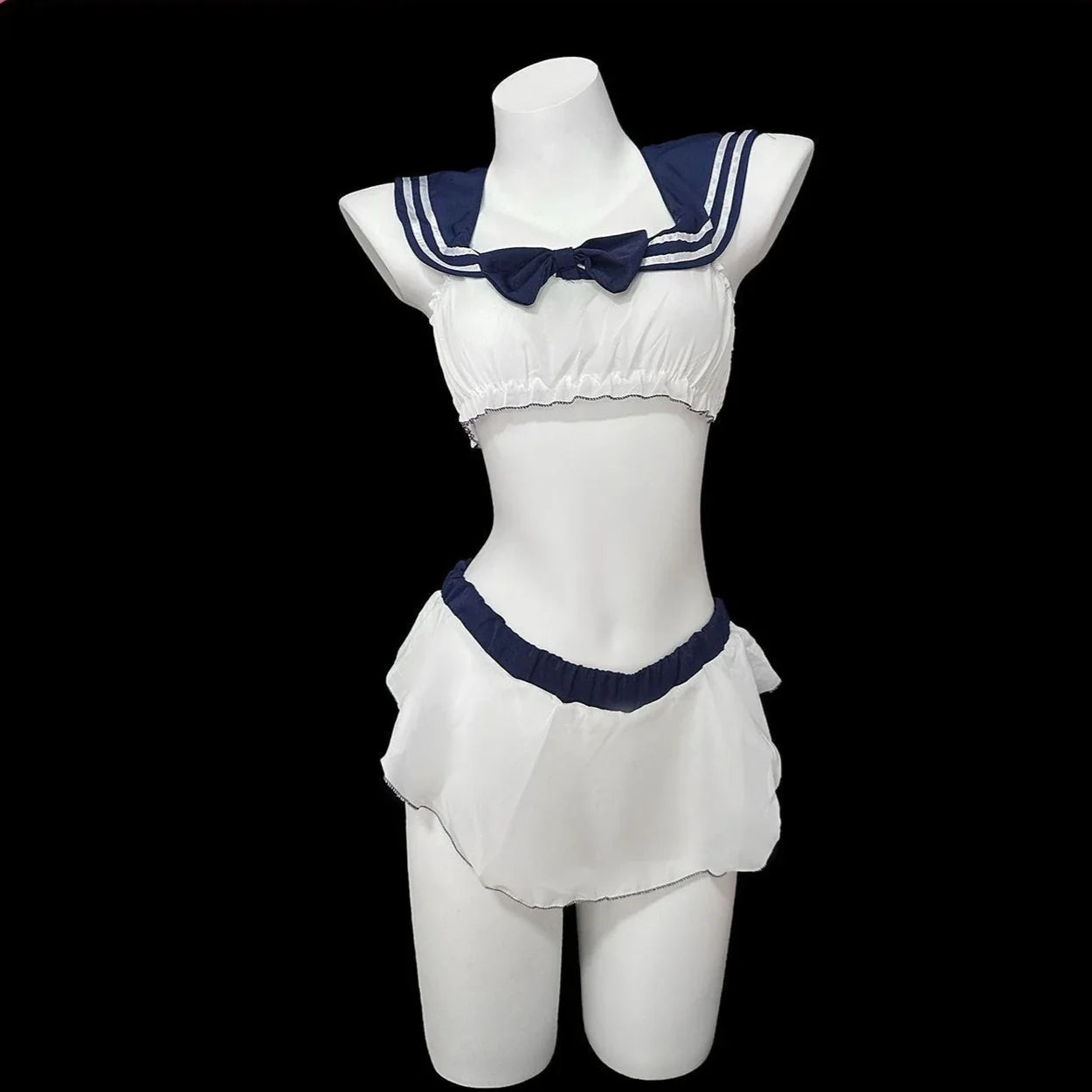 Cosplay Student School Erotic SchoolLingerie Role Play Short Skirt Set