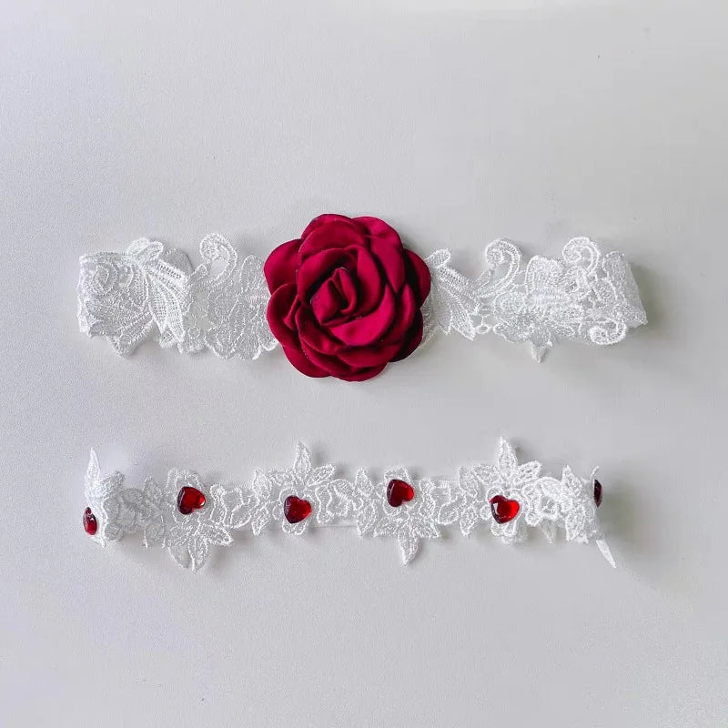Bride Thigh Ring Bridal Lace Leg Ring Cosplay