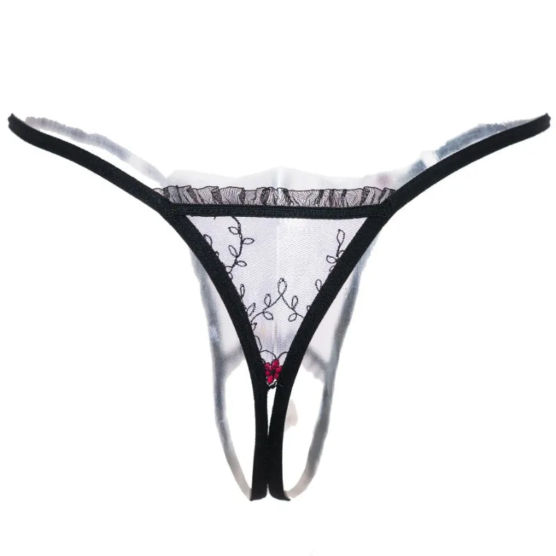 Open Crotch Pendant Transparent Lingerie