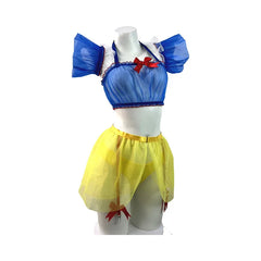 Transparent Split Miniskirt Role-playing Maid Lingerie