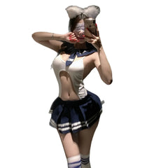 Nightclub School Student Lingerie Temptation Bodysuit