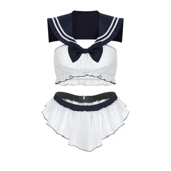 See Through Waistbow Skirt Set