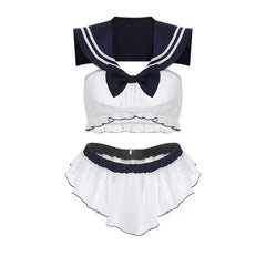 See Through Waistbow Skirt Set