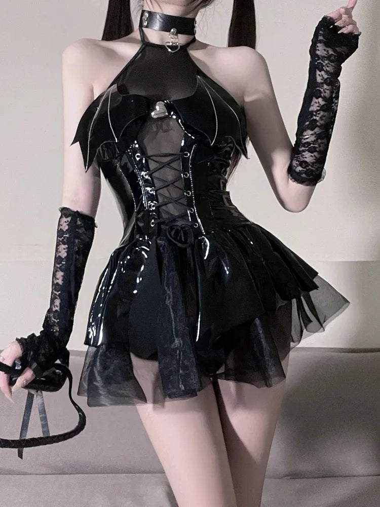 Cosplay Lingerie Costumes Servant Apron with Panties Set