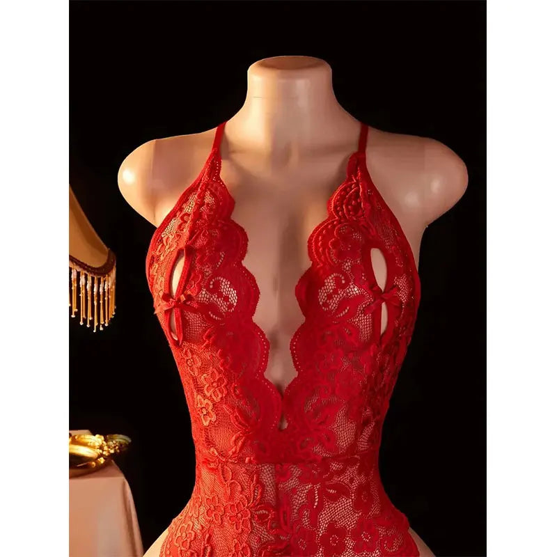 Crotchless Adult Porn Babydooll Lingeries Hot Teddies Bodysuits Transparent Tights Lingerie Underwear Costume