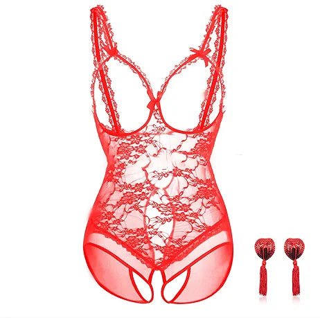 Lace Cupless Lingerie Open Cup Bra