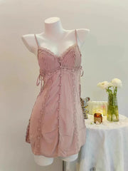 Green Push Up Bra Nighty