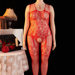 Plus Size Crotchless BodyStockings Exotic Pantyhose Backless Lingerie transparent Stockings Tights Underwear